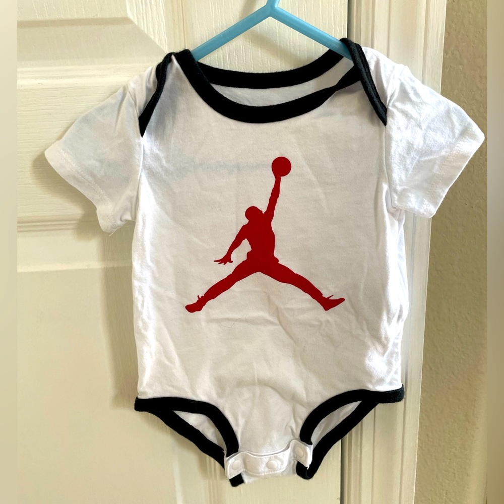 Jordan Boys Onesie. Size 0-6 Months